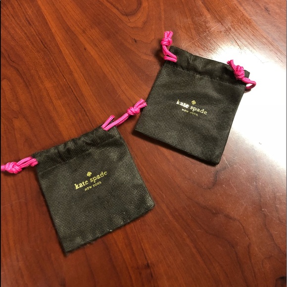 kate spade Accessories - Kate Spade mini dust bags 4”x4”